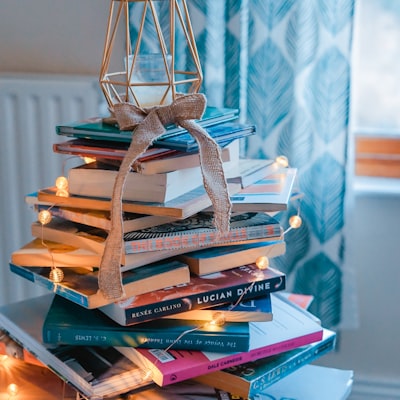Person reading a book