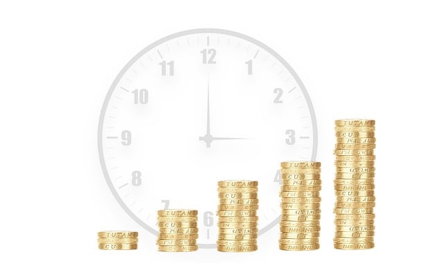 Upward investment growth chart on a screen